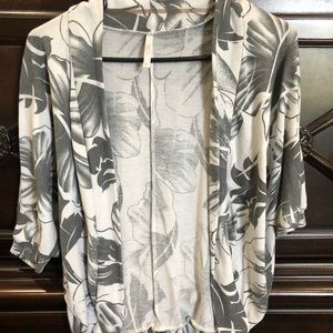 Cropped Kimono Cardigan